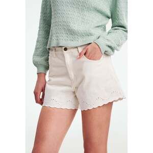 Roller Rabbit Jemina Eyelet Luna Jean Shorts Size 26ECRU / 26